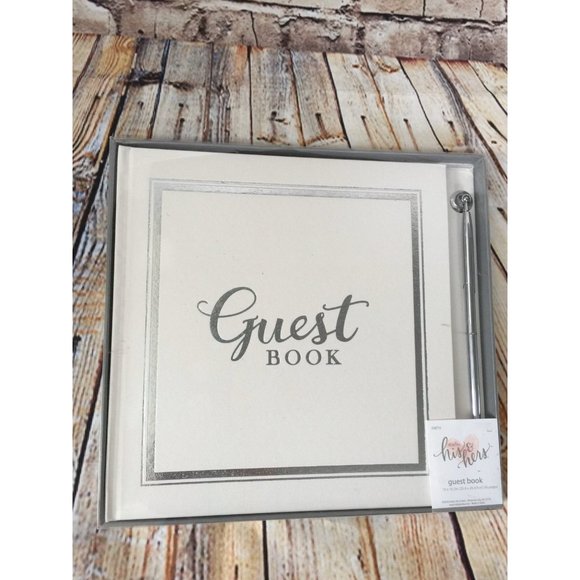 Studio His & Hers Guest Book & Pen - Picture 6 of 12